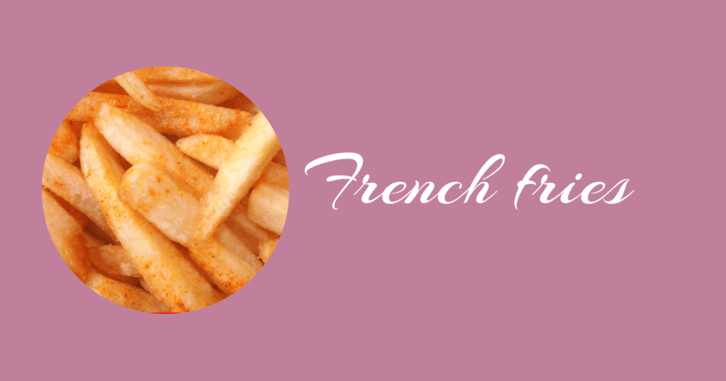 french fries recipe