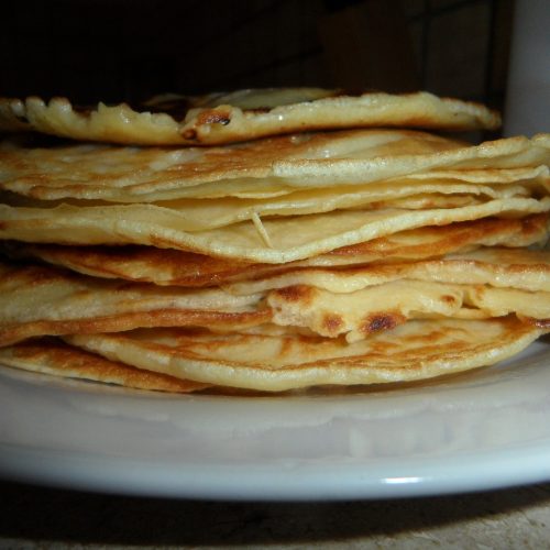 peanut butter and cardamom crepes
