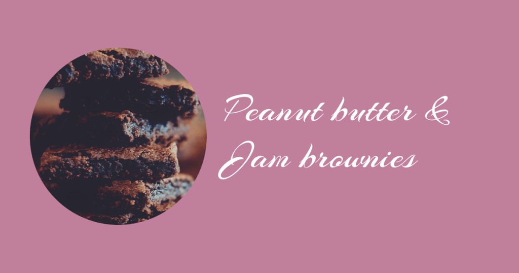 Peanut Butter And Jam Brownies Tasty Vault